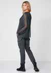 Nu Denmark Rinna Slim Leg Cargo Trouser, Dark Grey