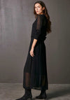 Nu Denmark Veronica Beaded Maxi Dress, Black