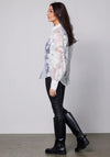 Nu Denmark Yamina Floral Mesh Blouse, White