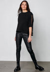 Nu Denmark Yara Checkered Top, Black