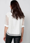 Nu Denmark Yara Checkered Top, White