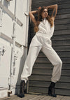 Nu Denmark Yarin Cuffed Leg Trousers, White