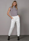 Nu Denmark Yarin Cuffed Leg Trousers, White