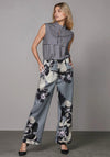 Nu Denmark Yoko Floral Print Trousers, Grey