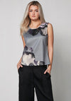 Nu Denmark Yoko Floral Top, Grey Multi