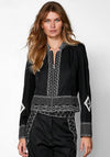 Nu Denmark Zanna Beaded Embroidered Jacket, Black