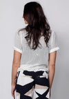 Nu Denmark Zazia Sheer Knit Jacket, Off White