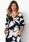 Nu Denmark Zoe Geometric Blouse, Black Multi