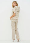 NU Denmark Cadey Denim Look Blouse, Light Beige