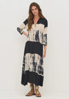 Nu Denmark Dana Midi Shirt Dress, Black Multi