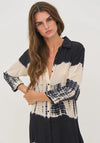 Nu Denmark Dana Midi Shirt Dress, Black Multi