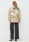 NU Denmark Cherrell Graphic Print Jacket, Beige Multi