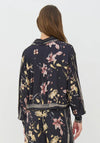 NU Denmark Cara Floral Shirt, Black Multi