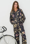 NU Denmark Cara Floral Shirt, Black Multi