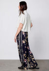 NU Denmark Cara Floral Trousers, Black Multi