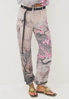 Nu Denmark Dell Cherry Blossom Print Trousers, Grey Multi