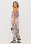 Nu Denmark Dell Cherry Blossom Print Trousers, Grey Multi