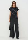 NU Denmark Cathlin Graphic T-Shirt, Black
