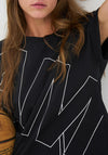 NU Denmark Cathlin Graphic T-Shirt, Black