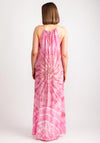 Nu Denmark Usiana Tie Dye Maxi Dress, Pink