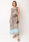 Nu Denmark Ziw Tie Dye Print Dress, Green