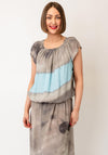 Nu Denmark Ziw Tie Dye Print Top, Green
