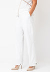 Nu Denmark Doa Drawstring Cuff Trousers, White