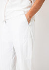 Nu Denmark Doa Drawstring Cuff Trousers, White