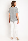 Nu Denmark Tenna V-Neck T-Shirt, Grey