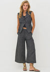 Nu Denmark Davia Denim Waistcoat, Black