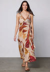Nu Denmark Zenta Floral Wrap Maxi Dress, Beige