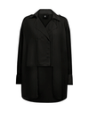 Nu Denmark Celsa Layered Chiffon Shirt, Black