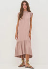 Nu Denmark Devin Frill Maxi Dress, Pink