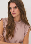 Nu Denmark Devin Frill Maxi Dress, Pink