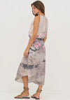 Nu Denmark Dell Cherry Blossom Midi Dress, Grey
