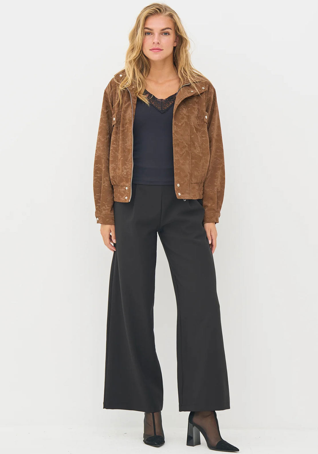Nu Denmark Boa Coated Jacket, Tan