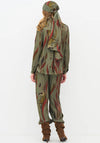 Nu Denmark Elara Printed Satin Shirt, Green