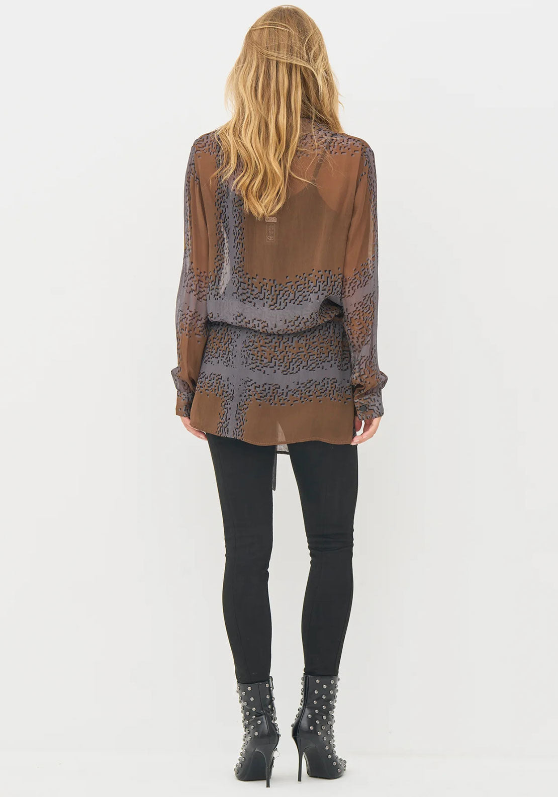 Nu Denmark Bianca Tunic Top, Brown