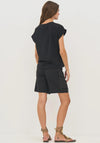 Nu Denmark Daimi Geo Stripe T-Shirt, Black