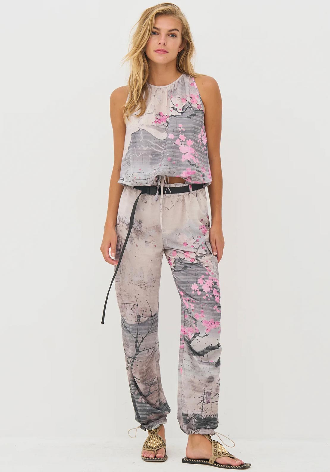 Nu Denmark Dell Cherry Blossom Top, Grey
