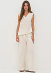 Nu Denmark Delei Wide Leg Trousers, Cream
