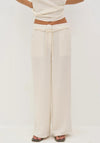 Nu Denmark Delei Wide Leg Trousers, Cream