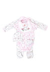 Nursery Time Baby Girl Elephant Print 5 Piece Set, Pink