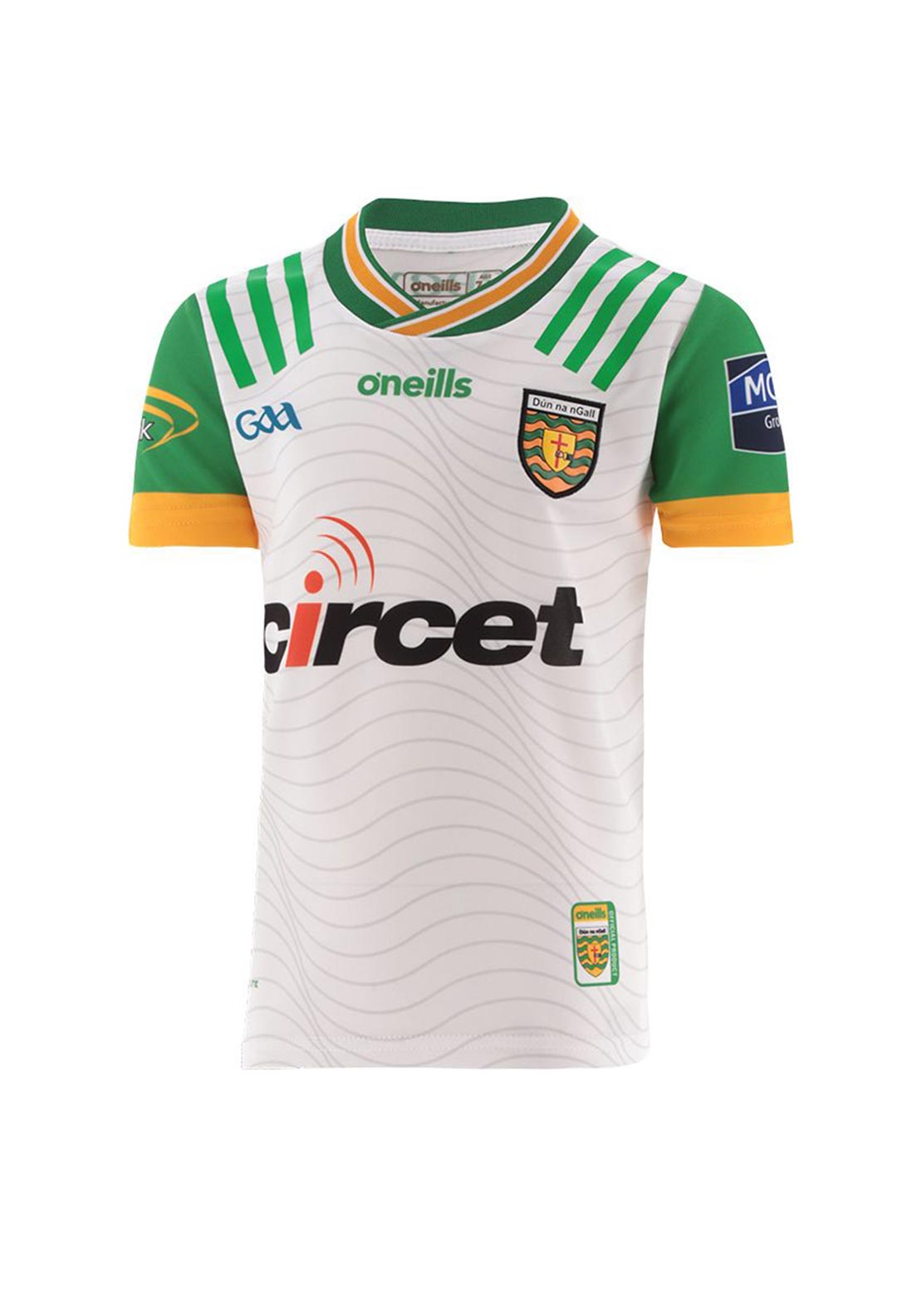 O’Neills Donegal GAA Kids Away Jersey, White