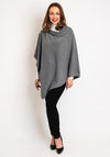 Serafina Collection One Size 5 in 1 Poncho, Grey