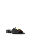 Oh My Sandals Low Heel Mule Sandals, Black