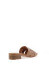 Oh My Sandals Woven Leather Mule Sandals, Taupe