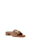 Oh My Sandals Low Heel Mule Sandals, Taupe