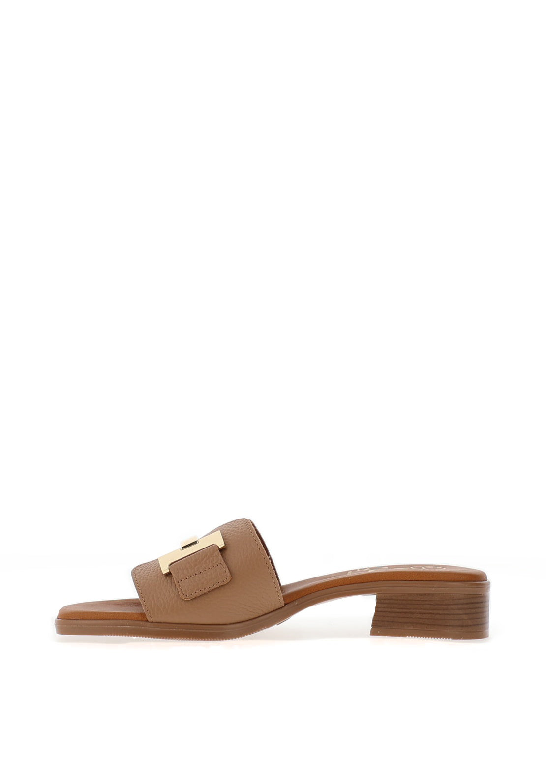 Oh My Sandals Low Heel Mule Sandals, Taupe