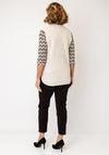 Olsen Textured Button Up Gilet, Cream